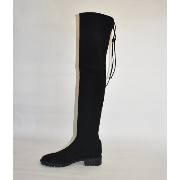 Stuart Weitzman City Over The Knee Boot Black Suede Size 6.5 B S4957 - Picture 5 of 10